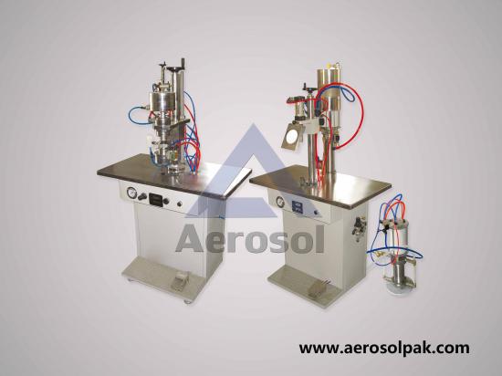 AS-2A Semi-auto Bag-on-valve Aerosol Filling Machine